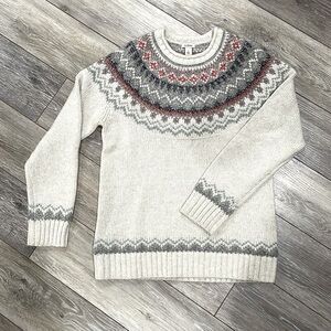 L.L. Bean Fair Isle Sweater - NWOT
